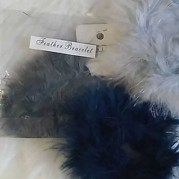 feather bracelets stackable indie sleaze hipster accessory 3 - Picture 11 of 13